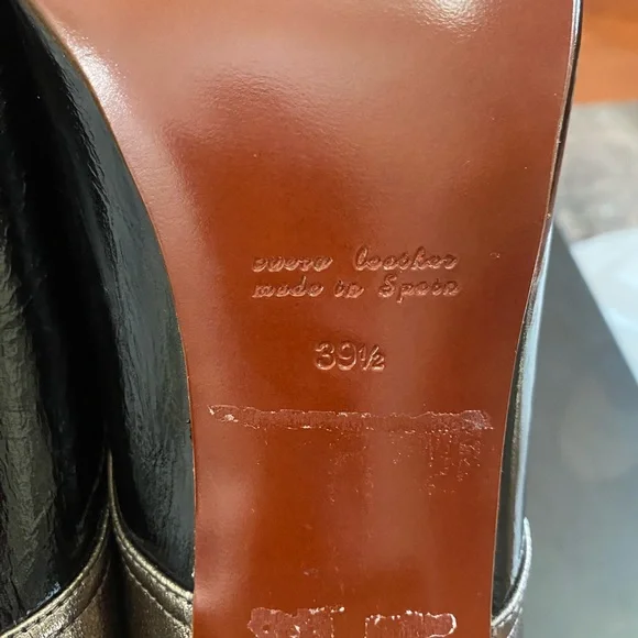 New Chie Mihara Pump in Black / Platinum in Size EU 39.5 / US 9 - Picture 8 of 10